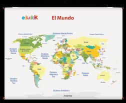 Lámina Didáctica El Mundo Lámina para el salón de clases imp — El Mundo de Sophia